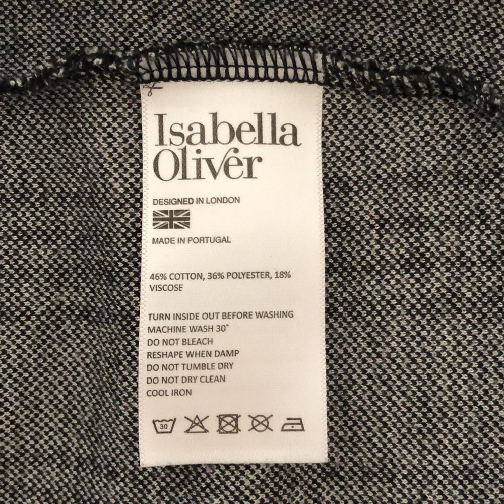 Isabella Oliver Black and White Plaid Dress - Picture 4 of 6